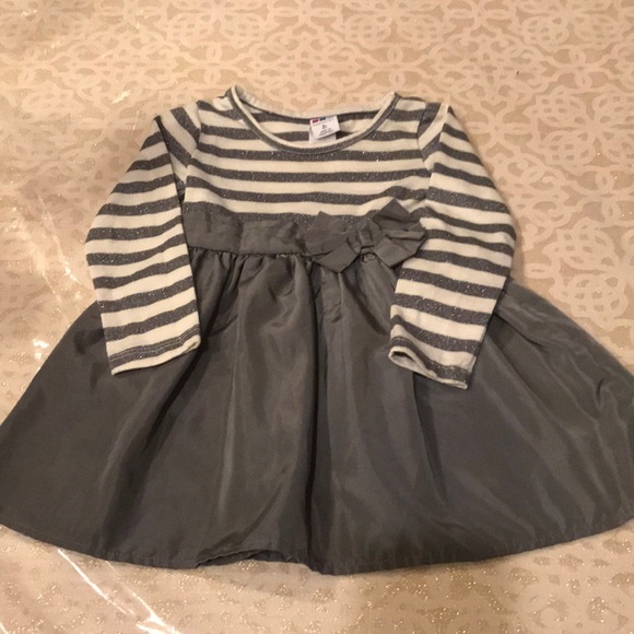 Grey/White HealthTex Dress - Picture 2 of 3